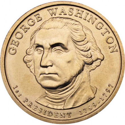 США 1 доллар 2007 год - Джордж Вашингтон (D)