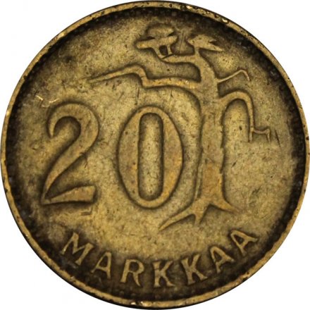 Финляндия 20 марок 1953 год
