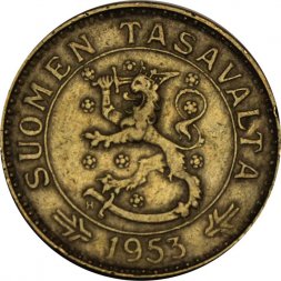 Финляндия 20 марок 1953 год