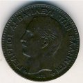 Греция 1 лептон 1878 год