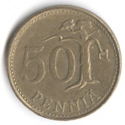 Финляндия 50 пенни 1983 год