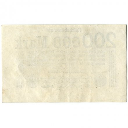 Веймарская республика (Германия) 200000 марок 1923 год - XF