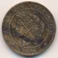 Франция 10 сантимов 1896 год