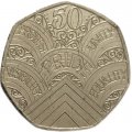 Великобритания 50 пенсов 2022 год - 50 лет декриминализации гомосексуализма в Великобритании