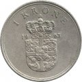 Дания 1 крона 1963 год - Король Фредерик IX