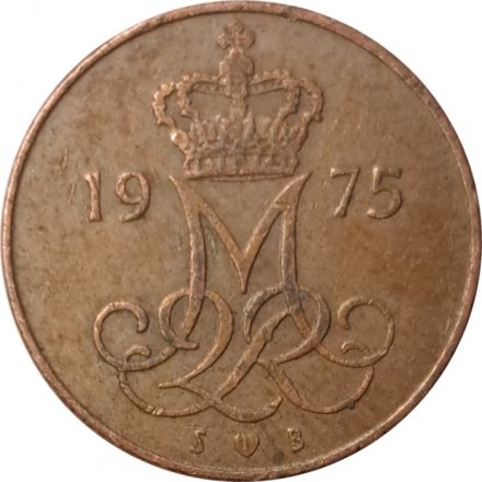Дания 5 эре 1975 год