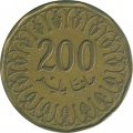 Тунис 200 миллимов 2013 год