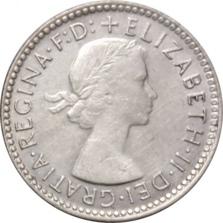 Австралия 6 пенсов 1962 год