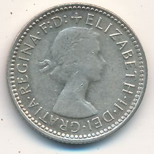 Австралия 6 пенсов 1962 год