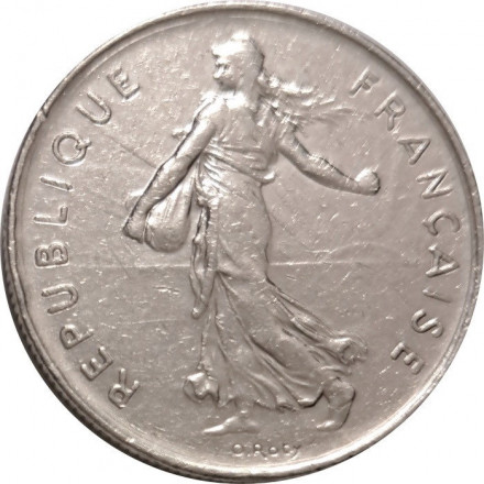 Франция 5 франков 1978 год