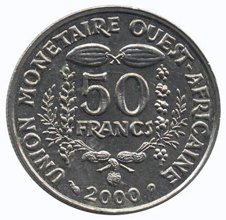 Западная Африка 50 франков 2000 год