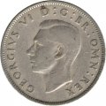 Великобритания 2 шиллинга (1 флорин) 1949 год - Роза Тюдоров