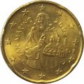 Сан-Марино 20 евроцентов 2008 год - Портрет Святого Марина