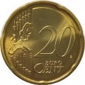 Сан-Марино 20 евроцентов 2008 год - Портрет Святого Марина