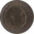 Испания 1 песета 1947 год (54 внутри звезды) - Франсиско Франко