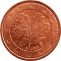 Германия 1 евроцент 2005 год (A)