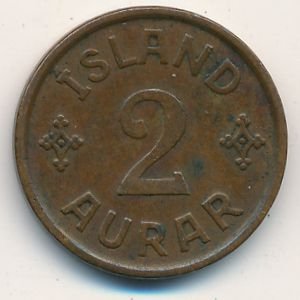 Исландия 2 эйре 1926 год