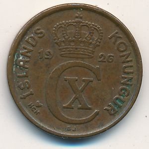 Исландия 2 эйре 1926 год