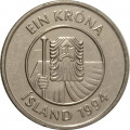 Исландия 1 крона 1994 год - Треска