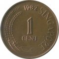 Сингапур 1 цент 1982 год