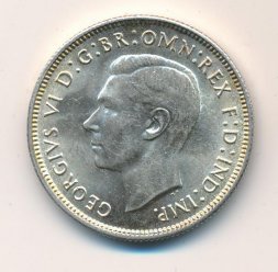 Австралия 1 флорин (2 шиллинга) 1944 год