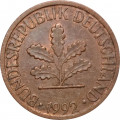 ФРГ 1 пфенниг 1992 год (G)
