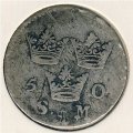 Швеция 5 эре 1690 год