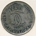 Швеция 5 эре 1690 год