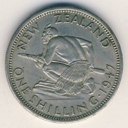 Новая Зеландия 1 шиллинг 1947 год