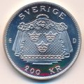 Швеция 200 крон 1992 год