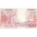 Бельгия 100 франков 1995-2001 год - Бельгийский художник Джеймс Энсор VF