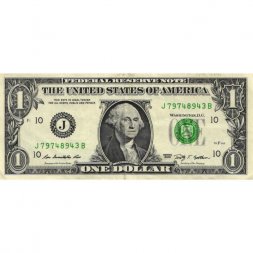 США 1 доллар 2009 год - J - VF+
