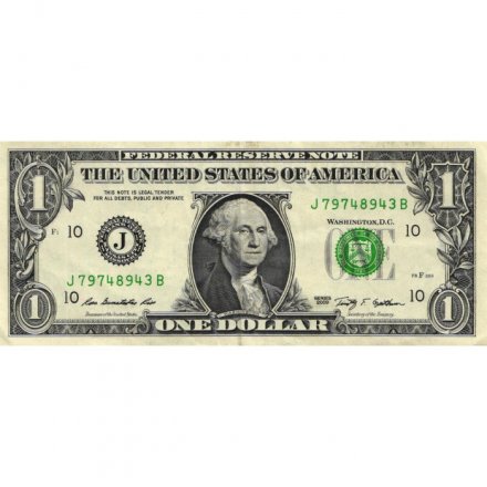 США 1 доллар 2009 год - J - VF+