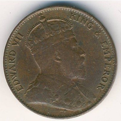 Цейлон 1 цент 1905 год