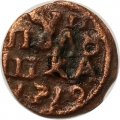 Полушка 1719 год ВРП Пётр I (1699 - 1725) - XF