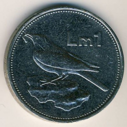 Мальта 1 лира 2005 год