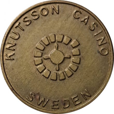 Игровой жетон Knutsson casino. Швеция