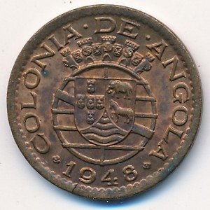 Ангола 20 сентаво 1948 год