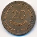 Ангола 20 сентаво 1948 год
