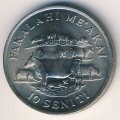 Тонга 10 сенити 1975 год