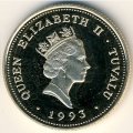 Тувалу 100 долларов 1993 год