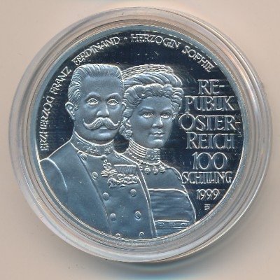 Австрия 100 шиллингов 1999 год