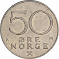 Норвегия 50 эре 1983 год