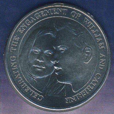 Олдерни 5 фунтов 2010 год