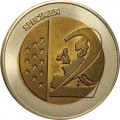 Бельгия 2 евро 2001 год - Проба