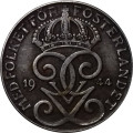 Швеция 2 эре 1944 год - Король Густав V