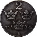 Швеция 2 эре 1944 год - Король Густав V