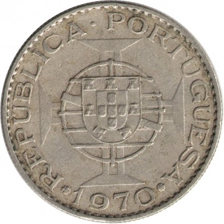Ангола 10 эскудо 1970 год