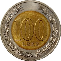 Албания 100 леков 2000 год - Тевта (Теута)-иллирийская царица