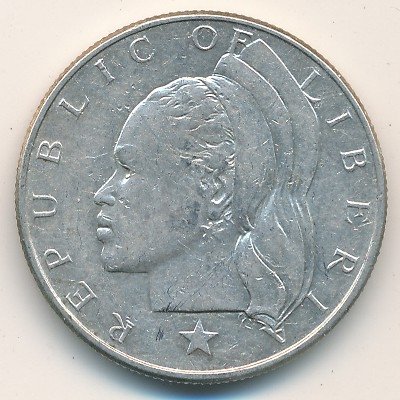 Либерия 50 центов 1961 год